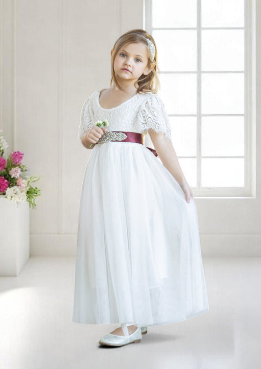 White Flower Girl dresses