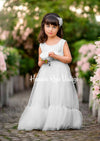 White flower girl dresses