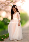 Peach Flower Girl Dresses