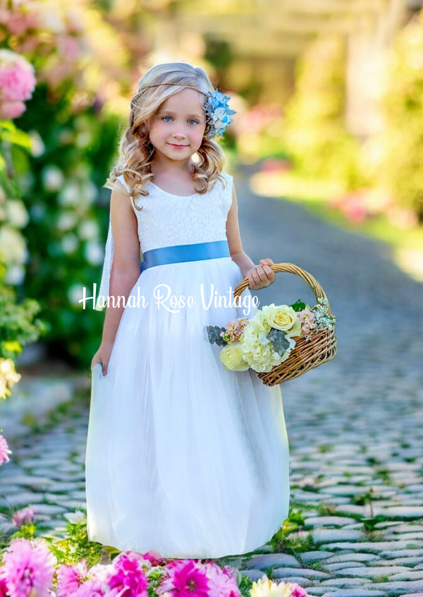 sleeveless flower girl dresses