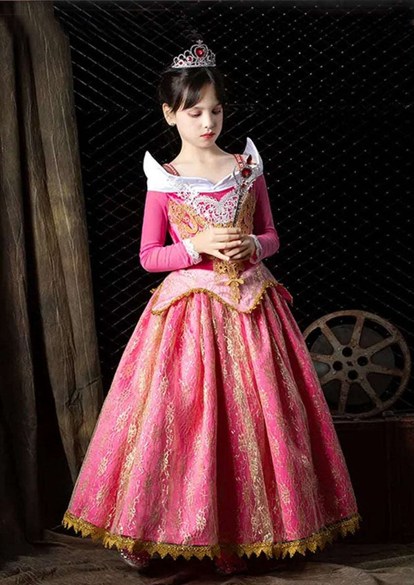 Girls Aurora Sleeping Beauty Inspired Princess Dress