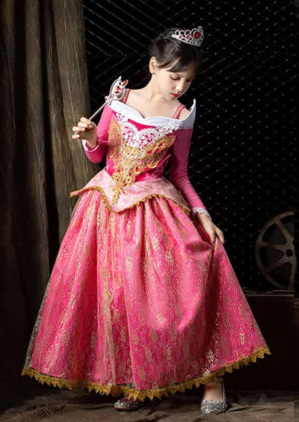 Girls Aurora Sleeping Beauty Inspired Princess Dress