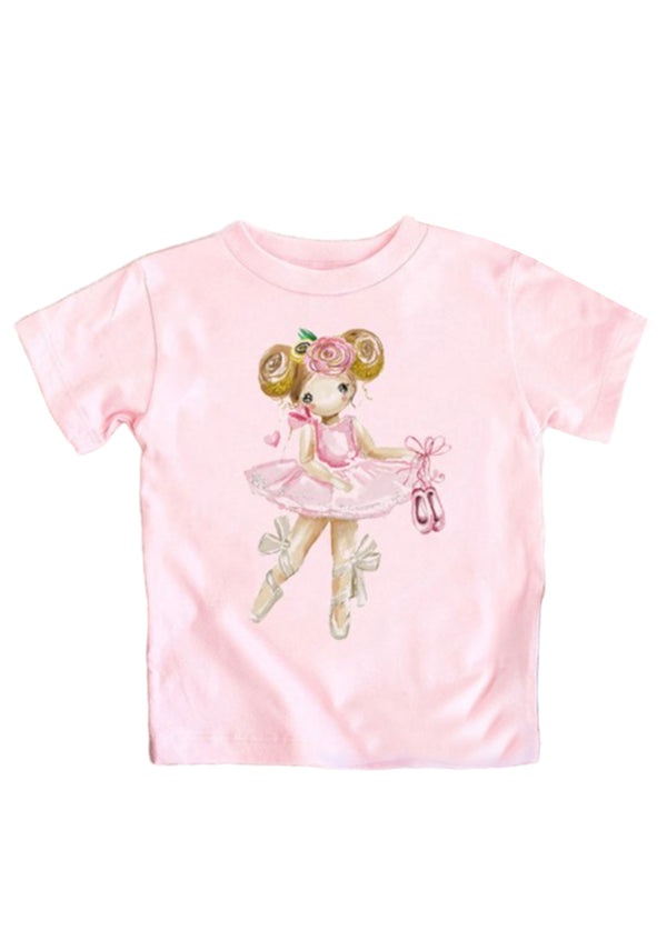 Pink Ballerina Girls Tee