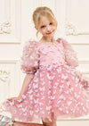 Girls Butterfly Fabric Dress