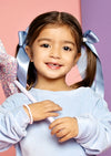 Girls Satin Ribbon Hair Set