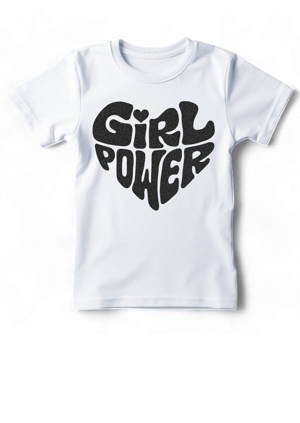 Girl Power Black Glitter Tee & Tutu Set