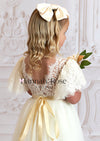 Flower Girl hair accessories ivory