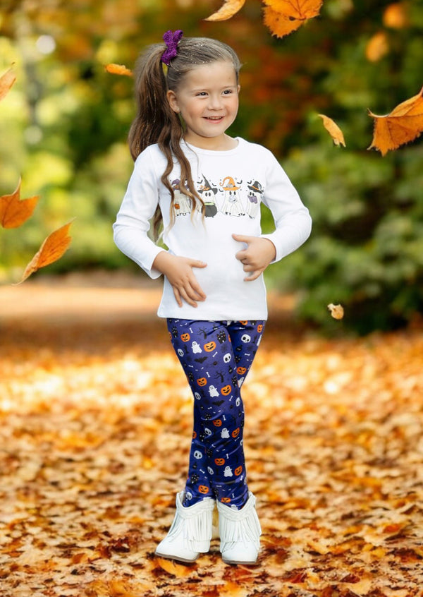 Girls fall halloween clothing