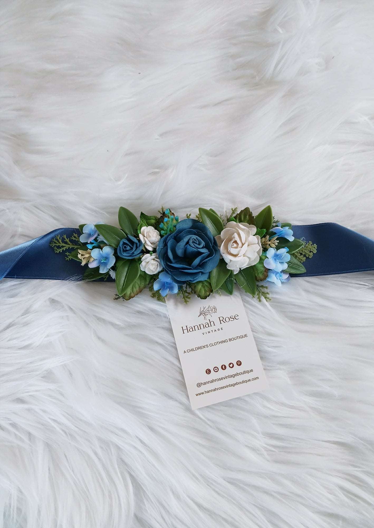 Custom Flower Sash