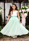 Mint Flower Girl Dress