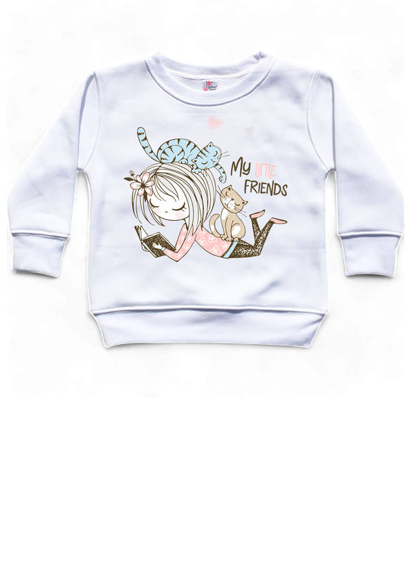 My Little Friends Crewneck Sweatshirt & Tutu Set Pink