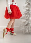 toddler girl red tutu skirt