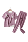 Long Sleeve Pajama in Dusty Lavender