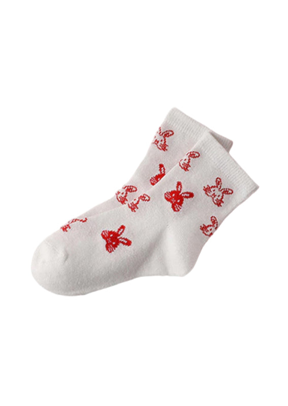 Girls Red Ankle Socks Collection