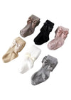 Kids Satin Ribbon Bow Tights