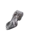 children ribbon bow tights grey