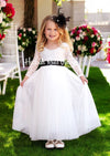 White Flower Girl Dress