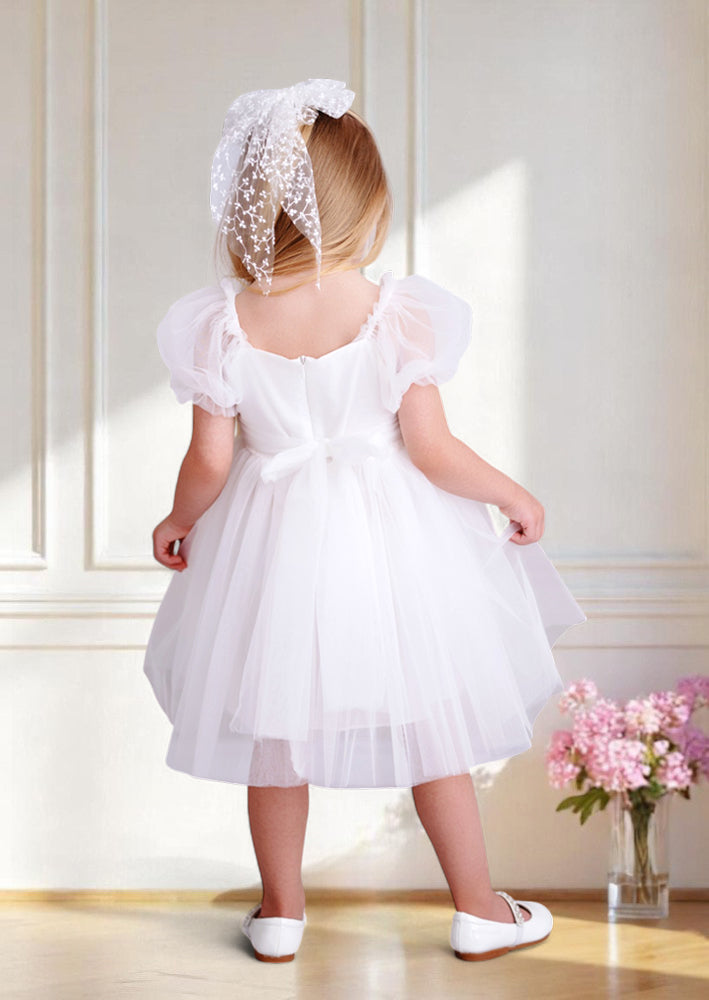 toddler girl white dress
