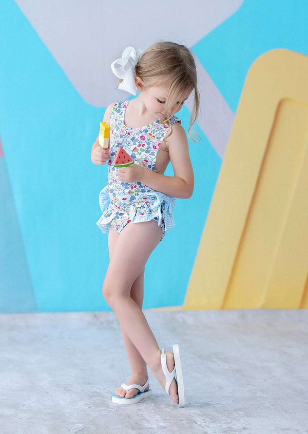 Toddler Ruffle Bow Swimsuit