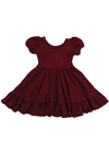 girls burgundy dress