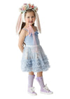 Blue Butterfly Ruffle Tutu Petti Skirt