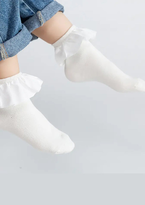 toddler girl white socks