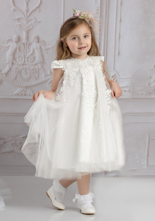 Girls White Dress, 1st Communion, Baptism Dress