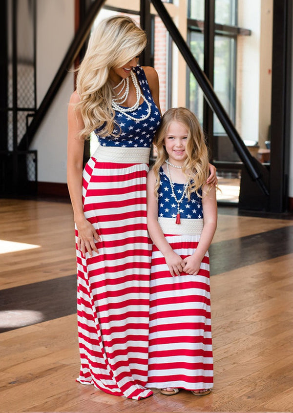 GIRLS - Mother Daughter Americana Dresses - Hannah Rose Vintage Boutique