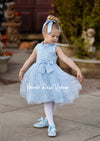 GIRLS - Winter Magic Snowflake Dress  Clearance | Immediate Ship! - Hannah Rose Vintage Boutique