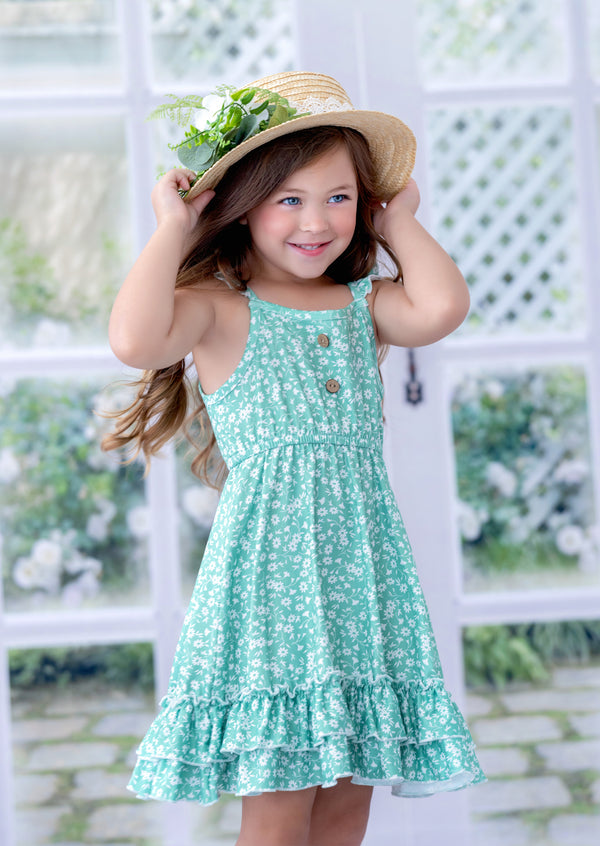 girls ruffle dresses