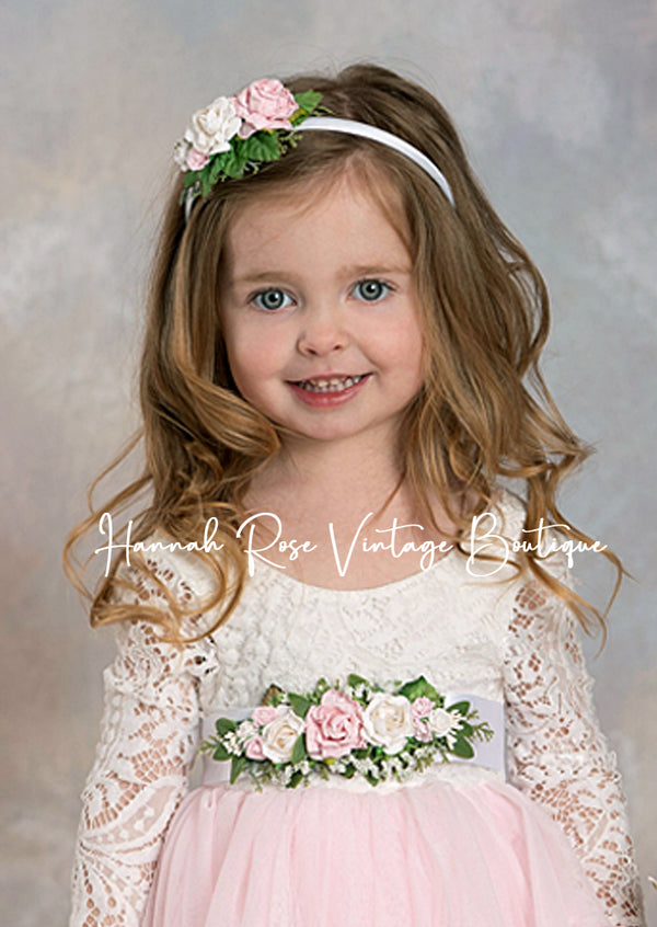 bridal sash belt for flower girl