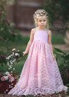 luxury couture lace flower girl dress