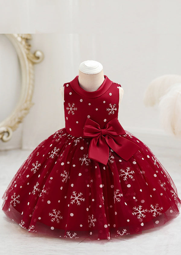 GIRLS - Winter Magic Snowflake Dress  Clearance | Immediate Ship! - Hannah Rose Vintage Boutique