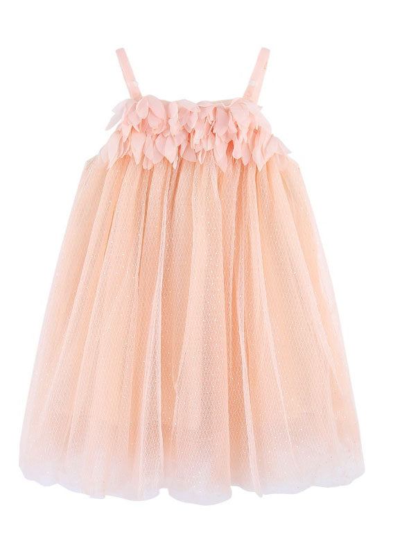 GIRLS - Pink Tulle Fairy Dress - Hannah Rose Vintage Boutique