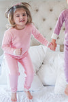 GIRLS - Mallory Pajamas Pink (SIizes 2-14) - Hannah Rose Vintage Boutique