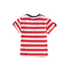 GIRLS - Red Stripe Boys Sailboat Shirt - Hannah Rose Vintage Boutique