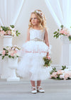 Cute white flower girl dresses