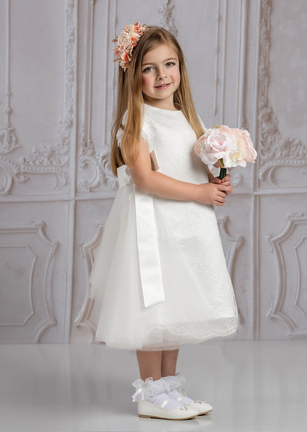 Girls White Dress, 1st Communion, Baptism Dress