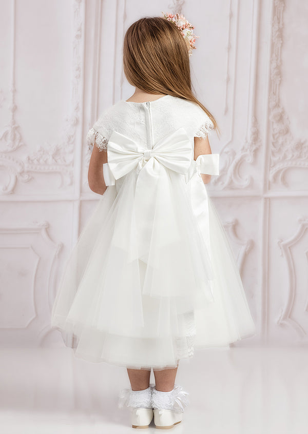 Girls White Dress, 1st Communion, Baptism Dress