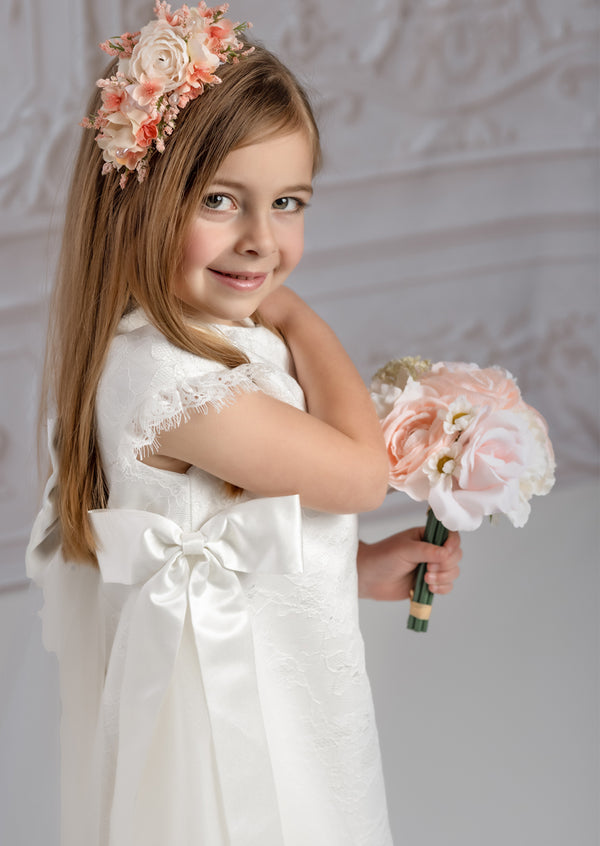 Girls White Dress, 1st Communion, Baptism Dress