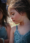 GIRLS - A Little Bit Of Magic Blue Tulle Sundress (With Video) - Hannah Rose Vintage Boutique