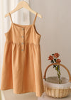 GIRLS - TOAST LINEN CAMI DRESS - Hannah Rose Vintage Boutique