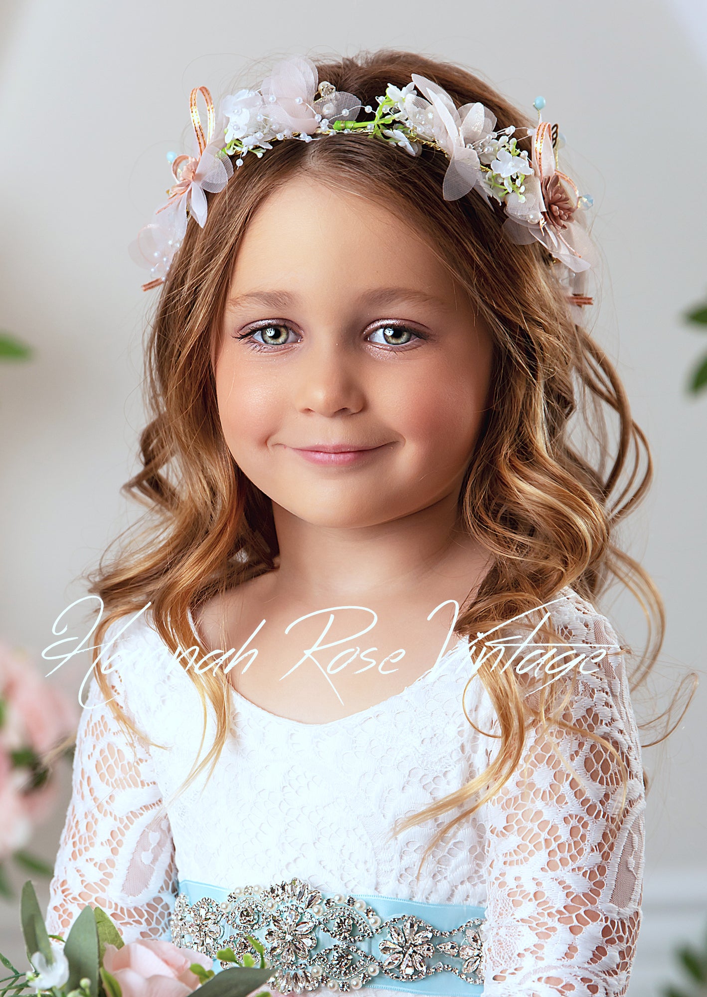 GIRLS - Pink Petal Girls Hair Accessory - Hannah Rose Vintage Boutique