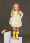 GIRLS - Yellow Daisy Dress - Hannah Rose Vintage Boutique